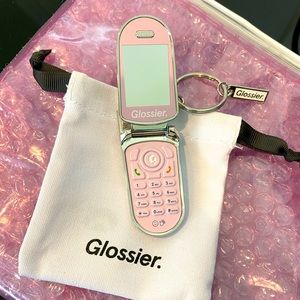 Glossier LA Limited Edition Phone Keychain
